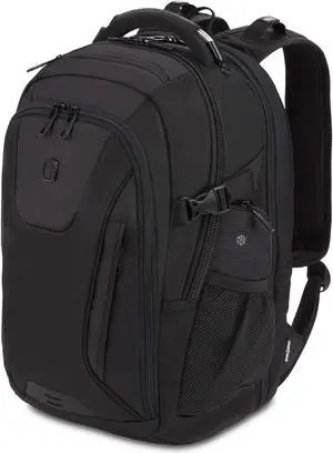 SwissGear ScanSmart Laptop Bag  Black Stealth  Fits 15-Inch Notebook