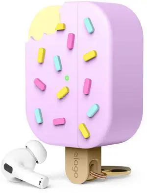 Ice Cream Case for AirPods Pro 2 | Carabiner Included, Supports Wireless Charging, Full Protection (Blueberry) Ice Cream Case for AirPods Pro 2 | Carabiner Included, Supports Wireless Charging, Full Protection (Blueberry)