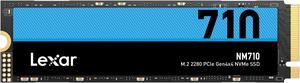 Lexar 1Tb Nm710 Ssd Pcie Gen4 Nvme M.2 2280 Internal Solid State Drive  Up To 5000/4500 Mb/S Read/Write (Lnm710X001T-Rnnnu)