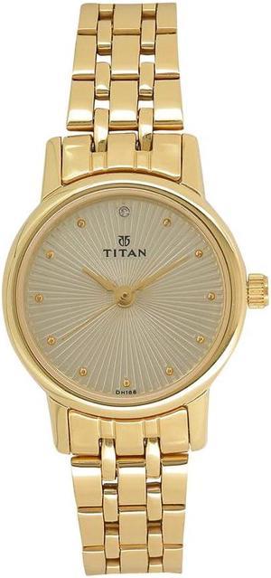 Titan Viva Analog Grey Dial Leather Women s Watch 2606Sl01 2606Sl01 Np2606Sl01 Newegg