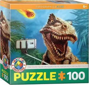 EuroGraphics Dino Selfie by Lucia Heffernan 100-Piece Puzzle EuroGraphics Dino Selfie by Lucia Heffernan 100-Piece Puzzle
