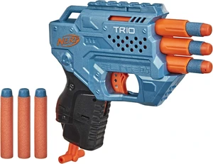 Nerf Elite 2.0 Trio SD-3 Blaster - Includes 6 Official Darts - 3-Barrel Blasting - Tactical Rail for Customizing Capability Nerf Elite 2.0 Trio SD-3 Blaster - Includes 6 Official Darts - 3-Barrel Blasting - Tactical Rail for Customizing Capability