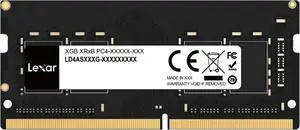 Lexar 8Gb Single Ddr4 Sodimm Ram 3200Mt/S Cl22 260-Pin Laptop Memory  Black (Ld4As008G-B3200Gsst)