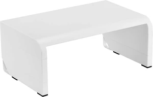 Office Konnect Adjustable Monitor Stand Riser, 4 Height Adjustments, Built-In Cable Management, Rubber Feet - White Office Konnect Adjustable Monitor Stand Riser, 4 Height Adjustments, Built-In Cable Management, Rubber Feet - White