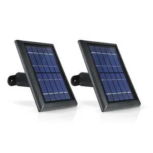 Solar Panel Compatible with Ring Spotlight Cam/Plus/Pro Battery, Stick Up Cam/Pro & Outdoor Cam Plus Battery - Continuous Power for Ring Surveillance Camera (2-Pack, Black) Solar Panel Compatible with Ring Spotlight Cam/Plus/Pro Battery, Stick Up Cam/Pro & Outdoor Cam Plus Battery - Continuous Power for Ring Surveillance Camera (2-Pack, Black)