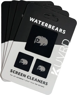 Kuvrd Waterbear - Universal Screen Cleaners - Teeny Tiny Cleaning Tools For Your Lenses & Screens - 4-Pack - (4-Pad Sets) Kuvrd Waterbear - Universal Screen Cleaners - Teeny Tiny Cleaning Tools For Your Lenses & Screens - 4-Pack - (4-Pad Sets)
