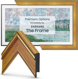 Frame My Tv Deco Tv Frames - Antique Gold Smart Frame Compatible Only With Samsung The Frame Tv (75""  Fits 2021-2024 Frame Tv)