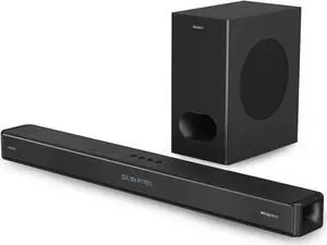 Majority Sierra 2.1.2 Dolby Atmos Soundbar With Wireless Subwoofer I 400W Powerful Sound Bar For Tv | Home Theatre 3D Audio With Up-Firing Atmos Speakers | Hdmi Arc  Bluetooth  Usb & Aux