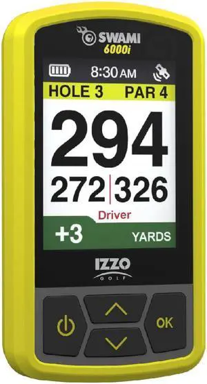 Izzo Swami 6000 Handheld Golf Gps Water-Resistant Color Display With 38 000 Course Maps & Scorekeeper Model May Vary