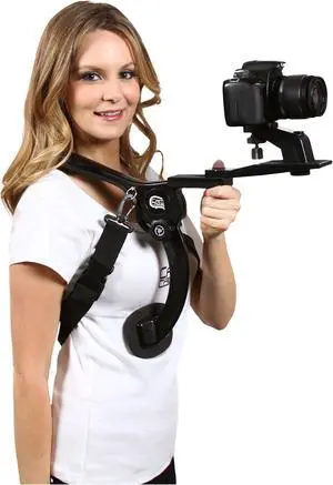Cam Caddie Scorpion Ex Hands Free Shoulder Support Rig/Mount Compatible With Canon  Nikon  Sony  Panasonic/Lumix Style Dslr Camcorder Or Video Camera Includes: Iphone + Gopro Mount