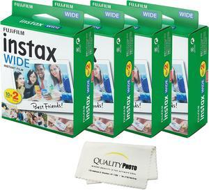Fujifilm Instax Wide Instant Film 8 Pack (80 Exposures) For Use With Fujifilm Instax Wide 300  200  And 210 Cameras