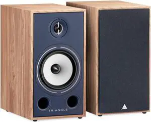 Triangle Borea Br03 Hi-Fi Bookshelf Speakers - Light Oak Blue (Pair)