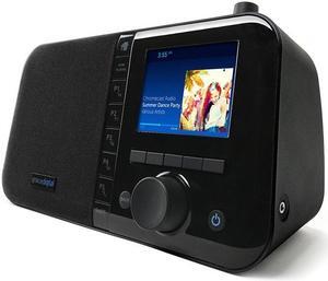 Grace Digital Mondo Elite Smart Internet Radio  Bluetooth  Wi-Fi  7-Day Alarm - Microphone-Free (Black)