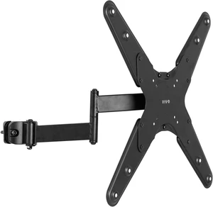 Black Pole Mounted TV Arm, 32-55 in Screens, MOUNT-POLE4A Universal, Heavy Duty Steel Design, Full Motion TV Mount, Max VESA 400x400mm, Fits 1.1-1.9 in Diameter Poles, Holds 55 lbs Black Pole Mounted TV Arm, 32-55 in Screens, MOUNT-POLE4A Universal, Heavy Duty Steel Design, Full Motion TV Mount, Max VESA 400x400mm, Fits 1.1-1.9 in Diameter Poles, Holds 55 lbs