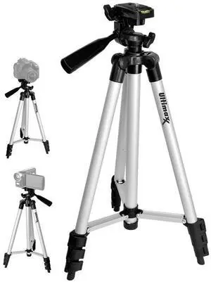 Lightweight Portable Camera Tripod Stand with Carrying Bag for Sony, Nikon, Canon, Olympus, Pentax, Panasonic, Samsung Cameras and Camcorders (50") Lightweight Portable Camera Tripod Stand with Carrying Bag for Sony, Nikon, Canon, Olympus, Pentax, Panasonic, Samsung Cameras and Camcorders (50")