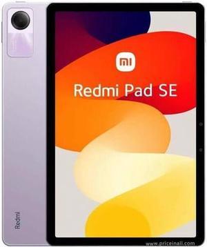 Xiaomi Redmi Pad Se Only Wifi 11"" Octa Core 4 Speakers Dolby Atmos 8000Mah Bluetooth 5.3 8Mp + (16W Dual Usb Fast Car Bundle) (Lavender Purple  128Gb + 6Gb)