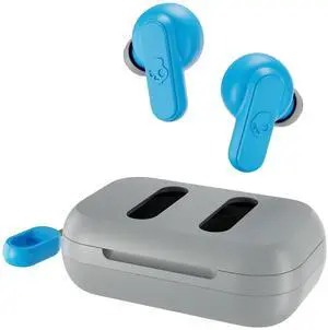 Skullcandy Dime 2 Wireless In-Ear Bluetooth Earbuds - Light Grey/Blue Skullcandy Dime 2 Wireless In-Ear Bluetooth Earbuds - Light Grey/Blue
