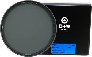 B+W 72mm Basic Circular Polarizer MRC Glass Filter