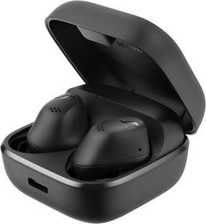 Sennheiser ACCENTUM True Wireless Earbuds - Crystal-Clear Sound with Hybrid ANC  Ergonomic Design  28-Hour Battery Life  Touch Interface and Dual Mic Call Quality - Black