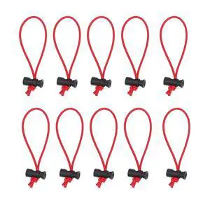 Multipurpose Extra Thick Elastic Cable Tie and Organizer, Adjustable Cable Strap Toggle Tie, Reusable Tangle Tamer, Cable Management for Cord and Cable (10x 16CM, Red) Multipurpose Extra Thick Elastic Cable Tie and Organizer, Adjustable Cable Strap Toggle Tie, Reusable Tangle Tamer, Cable Management for Cord and Cable (10x 16CM, Red)