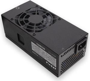 Apevia TFX-PFC400W TFX 400W Fixed Cables  Full Range Active PFC Computer Power Supply