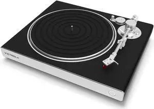 Victrola Hi-Res Silver Vinyl Record Player Ortofon 2M Red Cartridge aptX Adaptive Bluetooth Connectivity Gold Plated RCA & Preamp Output Stylish & Sleek Bluetooth Record Player Turntable Victrola Hi-Res Silver Vinyl Record Player Ortofon 2M Red Cartridge aptX Adaptive Bluetooth Connectivity Gold Plated RCA & Preamp Output Stylish & Sleek Bluetooth Record Player Turntable