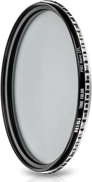 NiSi True Color CPL Ultra Low Reflection Polarizing Filter with Nano Coating Multilayer 58mm for Camera Lens