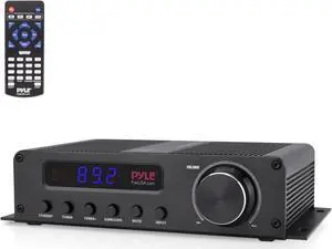 100W 5 Channel Audio Amplifier - Wireless Bluetooth Home Theater Power Stereo Receiver with Surround Sound w/HDMI, AUX, FM Antenna, Subwoofer Speaker Input, 12V Adapter - PFA540BT.6 100W 5 Channel Audio Amplifier - Wireless Bluetooth Home Theater Power Stereo Receiver with Surround Sound w/HDMI, AUX, FM Antenna, Subwoofer Speaker Input, 12V Adapter - PFA540BT.6