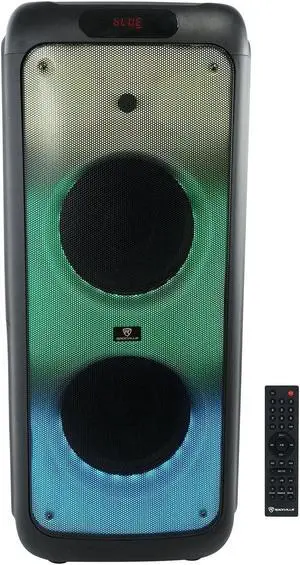 BASS Party 10 Dual 10" Portable Battery LED Party Bluetooth Speaker BASS Party 10 Dual 10" Portable Battery LED Party Bluetooth Speaker