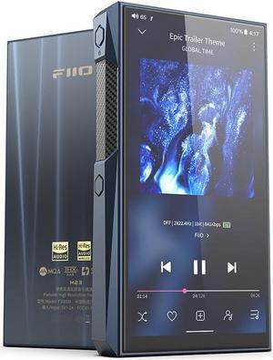 FiiO M23 Hi-Res MP3 Music Player Android 10 Snapdragon 660 with AK4191EQ+AK4499EX  5.5inch  Lossless DSD/MQA  5G WiFi/Apple Music/Tidal/Amazon Music 4.4mm 3.5mm/4.4mm (Dark Blue(Aluminum Alloy))