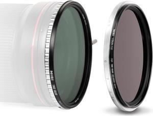 NiSi 82mm Swift System 1-9 VND Kit | 1-5 Stop True Color Variable Neutral Density Filter with Friction-Mounted ND16 (4-Stop) | Adjustable ND  Nano-Coated Optical Glass | Photography and Videography