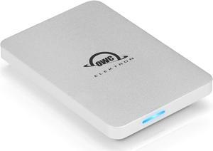 OWC 480GB Envoy Pro Elektron USB 3.2 (10Gb/s) Bus-Powered Portable NVMe SSD  Compatible with Thunderbolt and USB Macs  PCs  and Devices Like iPad Pro/Chromebook  Includes USB-C Cable w/Type-A Adapter