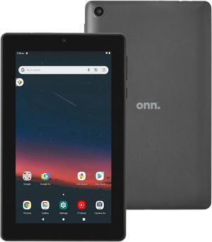 Onn Surf Tablet Gen 3 2022 MTK Quad-Core 32GB eMMC 2GB 7"" (1024x600) Touchscreen Android 12 Go 2 Cameras Charcoal