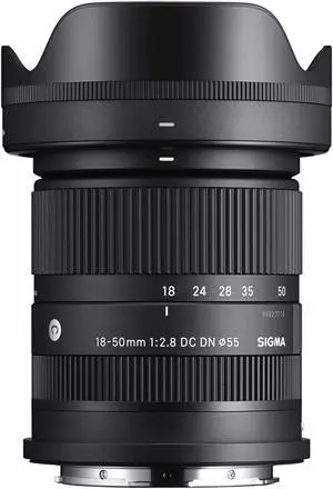 Sigma 18-50mm f/2.8 DC DN Contemporary Lens for L Mount with 1TB USB 3.0 External Portable Hard Drive and 64GB Ultra SDXC UHS-I Memory Card Bundle (3 Items)