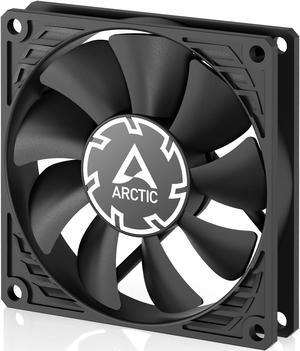 ARCTIC P8 Slim PWM PST - PC Fan  80mm Case Fan  optimised for Static Pressure  with PST Connection (PWM Sharing Technology)  DC Fan  Extra Slim - 15 mm  300-3000 RPM - Black