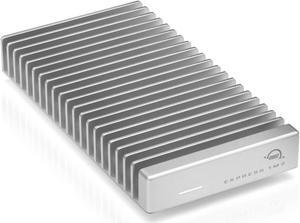 OWC 2TB Express 1M2 Portable NVMe Thunderbolt (USB-C) SSD USB4 Ultra Fast External SSD Drive with Aluminum Heat Sink Enclosure