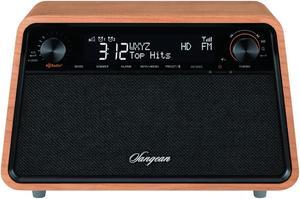 Sangean HDR-19 HD Radio/AM/FM-RDS/Bluetooth/AUX Premium Wooden Cabinet Radio