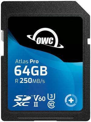 OWC Atlas Pro 64GB SDXC UHS-II V60 Media Card