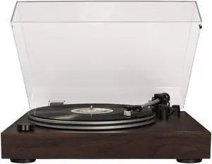 C8A-WA Record Player, Walnut | 2-Speed Turntable, ATN3600L Audio-Technica Cartridge, Removable Headshell, Aluminum Platter, Aluminum Tonearm C8A-WA Record Player, Walnut | 2-Speed Turntable, ATN3600L Audio-Technica Cartridge, Removable Headshell, Aluminum Platter, Aluminum Tonearm