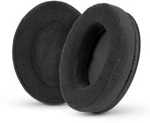 Velor Replacement Ear Pads for HyperX Cloud & Alpha, ATH M50X, Steelseries Arctis, Logitech G Pro & More Headphones, Soft Velour, Memory Foam & Long Lasting Earpads by - Black Velor Replacement Ear Pads for HyperX Cloud & Alpha, ATH M50X, Steelseries Arctis, Logitech G Pro & More Headphones, Soft Velour, Memory Foam & Long Lasting Earpads by - Black