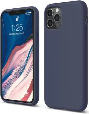 Elago Liquid Silicone Case Compatible With Iphone 11 Pro Case (58 Inches), Silicone Mobile Phone Case, All-Round Protection: 3-Layer Protective Case, Jean Indigo