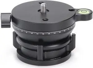 Sunwayfoto Lb-68R 360 Panoramic Leveling Base Tripod Head 22 Lbs (10Kg) Load Capacity