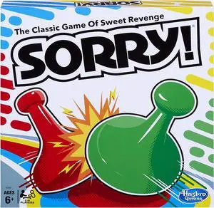 Sorry! Board Game for Kids Ages 6 and Up; Classic Board Game; Each Player Gets 4 Pawns; Family Game Sorry! Board Game for Kids Ages 6 and Up; Classic Board Game; Each Player Gets 4 Pawns; Family Game