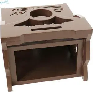 1 DIN Space Plus 2 EQ Stylish Wooden Controller Case for Mobile Competitions Brown Toyota Style