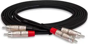 HRR-010X2 Pro Stereo Interconnect, Dual REAN RCA to Same, 10 Feet | Stereo audio interconnect with dual REAN RCA male connectors and 10 ft length HRR-010X2 Pro Stereo Interconnect, Dual REAN RCA to Same, 10 Feet | Stereo audio interconnect with dual REAN RCA male connectors and 10 ft length