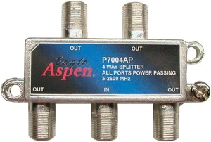 EAgLE ASPEN 500312 4-Port 2600 MHz Splitter (All port passing) EAgLE ASPEN 5003 EAgLE ASPEN 500312 4-Port 2600 MHz Splitter (All port passing) EAgLE ASPEN 5003