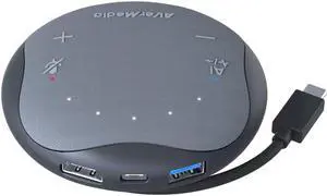 AVerMedia AS315 Pocket Speakerphone USB Microphone Portable TAA Compliant