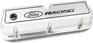 FORD RACING VALVE COVERS - POLISHED