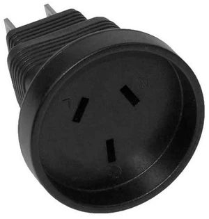 3 Prong Power Plug Adapter, Australia AS3112 Receptacle to USA NEMA 5-15P 3 Prong Power Plug Adapter, Australia AS3112 Receptacle to USA NEMA 5-15P