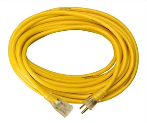 Southwire Heavy Duty Extension Cord - Reliable Outdoor Power for Tools & Equipment - Lighted End with Weather Resistant SJTW Jacket - 25 Foot Southwire Heavy Duty Extension Cord - Reliable Outdoor Power for Tools & Equipment - Lighted End with Weather Resistant SJTW Jacket - 25 Foot